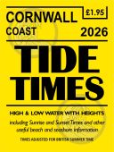 Cornwall Coast Tide Times 2026