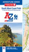 SW Coast Path North Devon and Somerset Adventure Atlas 1