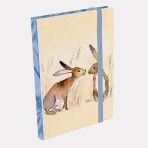 Kissing Hares A6 Notebook