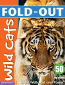 Fold-Out Wild Cats Sticker Book
