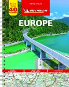 Europe Road Atlas A4 Spiral