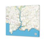Canvas map - Fowey