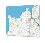 Canvas map - Padstow
