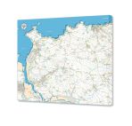 Canvas map - Polzeath & Port Isaac