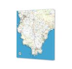 Canvas map - The Lizard