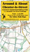 Around & About Chester-le-Street, Consett & Sunderland Railway Path, Beamish to Cox Green Footbridge