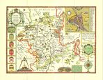County Map Worcestershire
