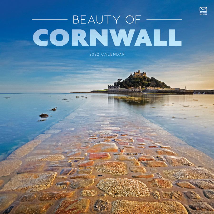 Beauty of Cornwall Square Wall Calendar 2027