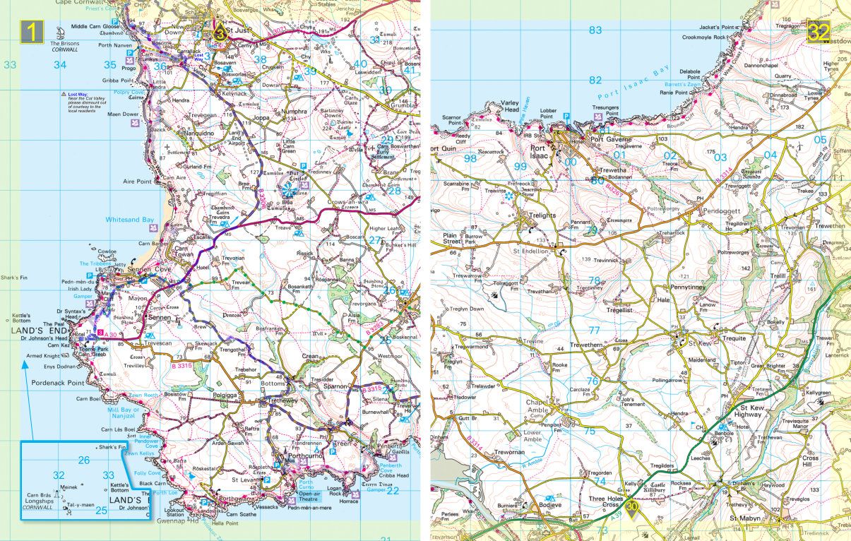 Yellow Atlas - Cornwall South West