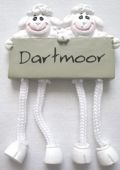 Sheep Dangle Magnet  - Dartmoor
