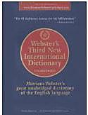 Websters Third New International Dictionary HB