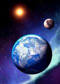 3D Postcard - Earth from Space - Small