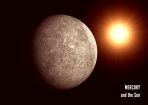 3D Postcard - Mercury (and the Sun) - Small